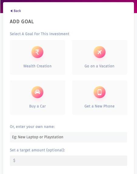 Add Goal - SPP